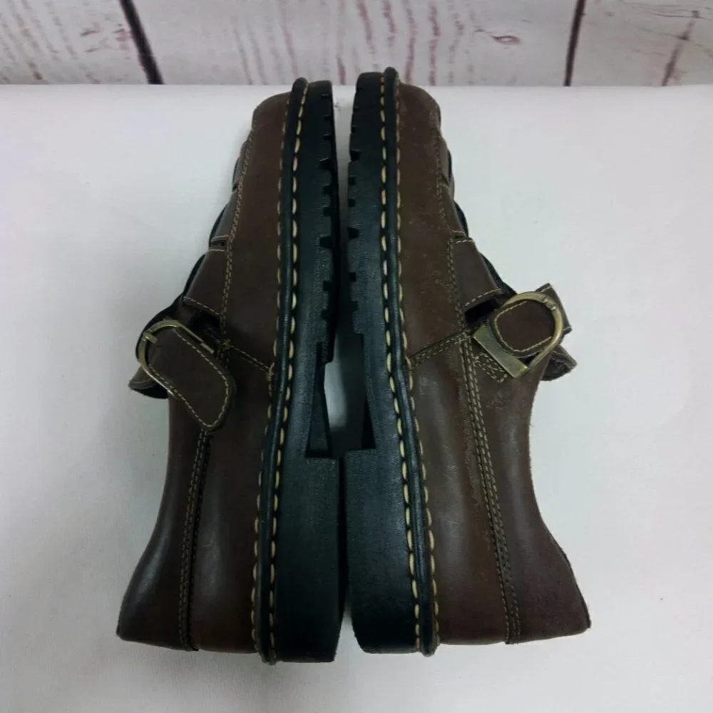 Original Outback Rugged Brown Leather Sandals shoe